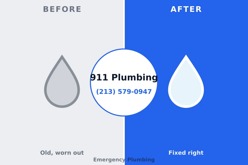 Before and after: plumbing repair Marriott-Slaterville, UT
